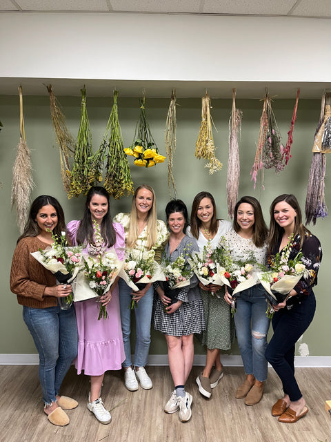 Blooms with Besties Flower Workshops