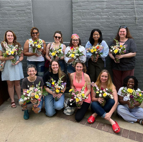 Blooms with Besties Flower Workshops