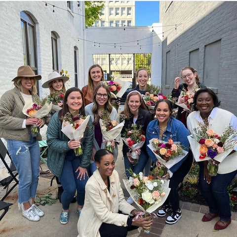 Blooms with Besties Flower Workshops