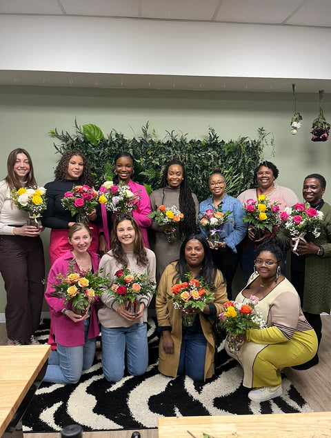 Blooms with Besties Flower Workshops