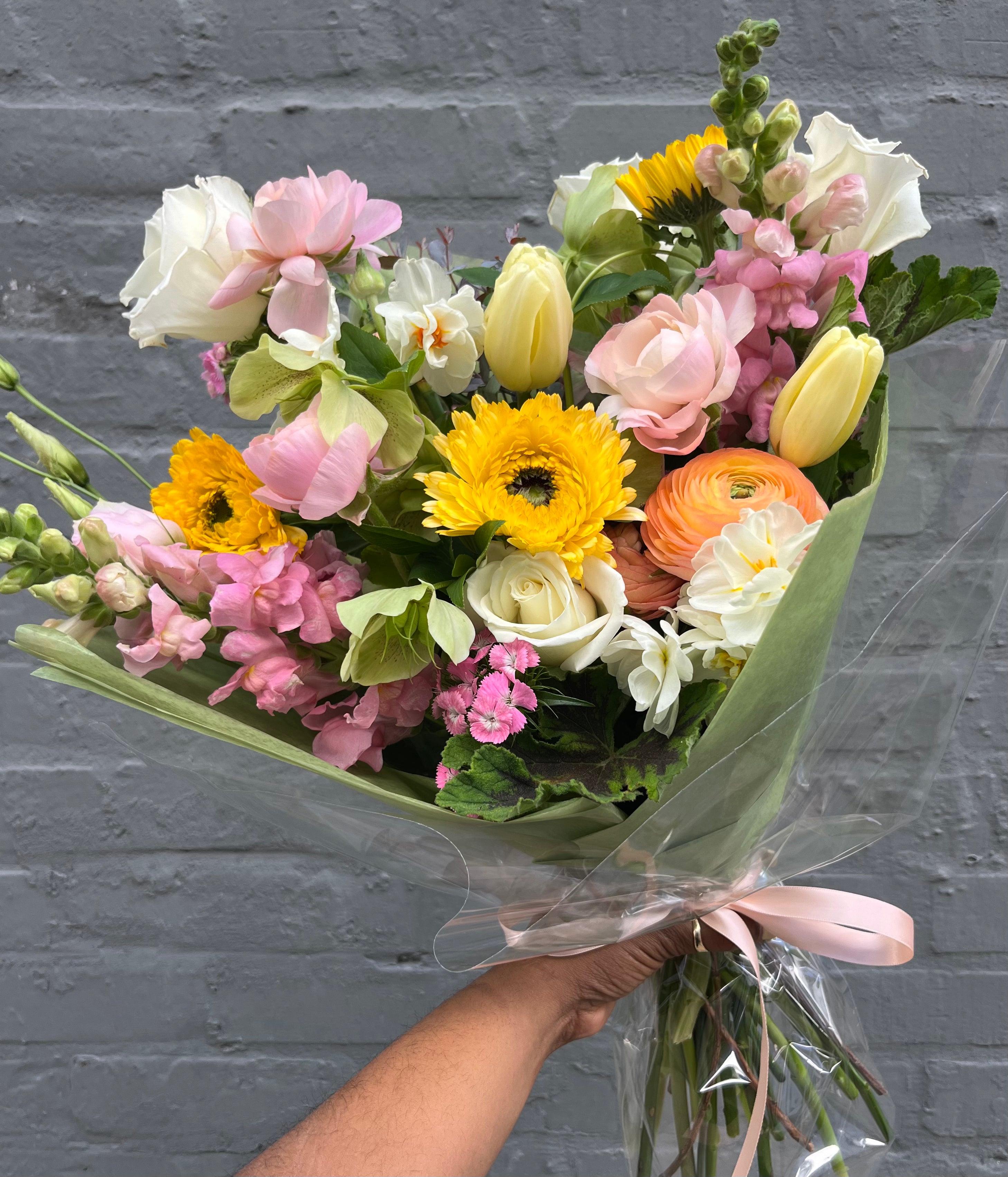 Petals and Prosecco Mother's Day Bouquet TG Floristry