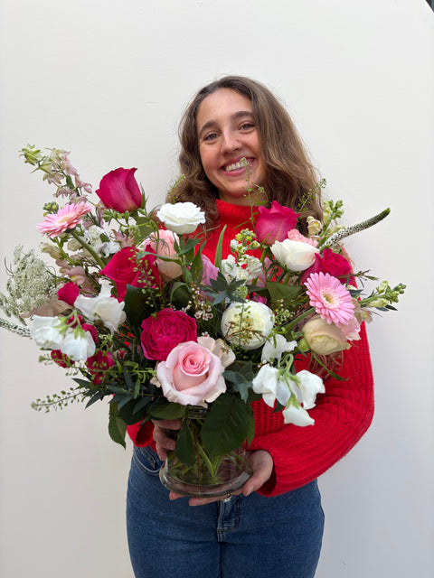 Pink Parlour Valentine's Arrangement