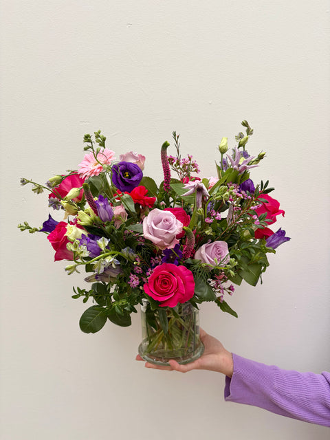 Fuchsia Royale Valentine's Arrangement