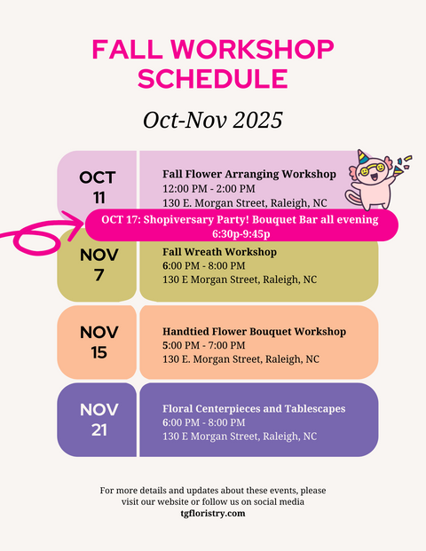 Fall Floral Workshops